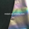 Tejido elástico / tela reflexivo suave a prueba de agua del alto arco iris